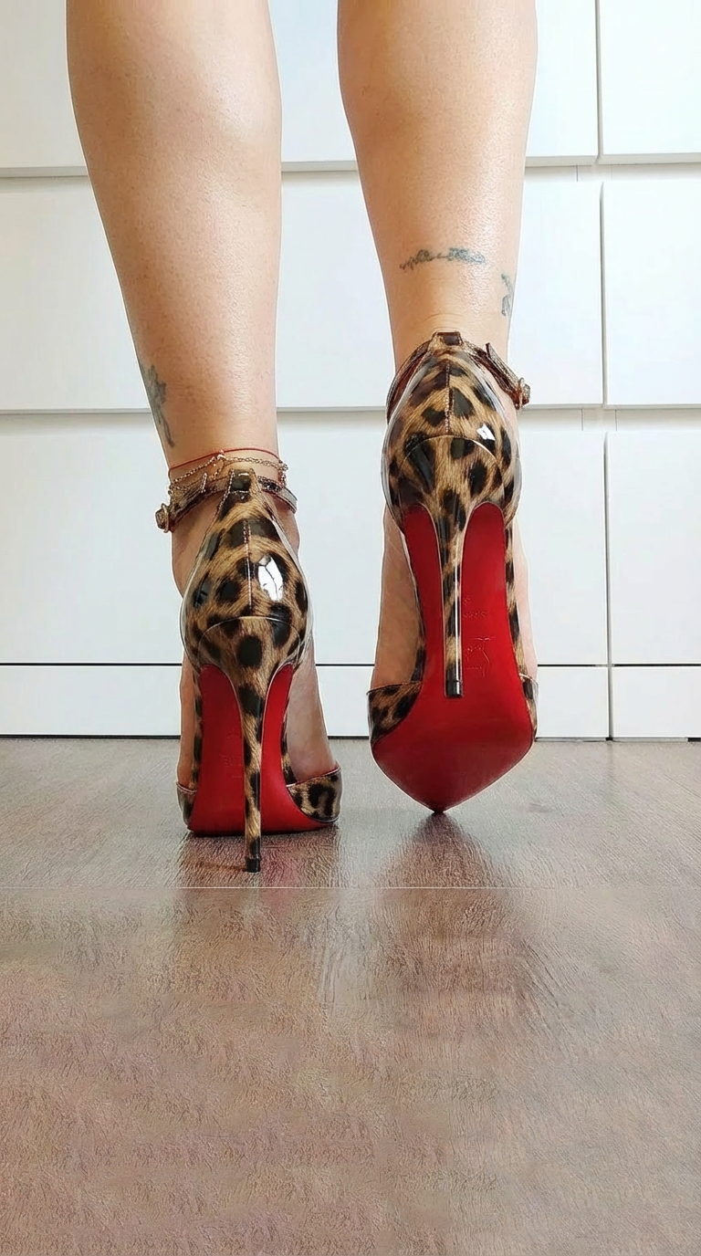 ESTAMPADO DE ANIMAL CON DETALLES ROJOS