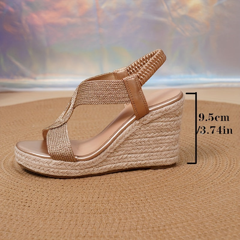 Noelle - Tacones Abiertos de Tejido