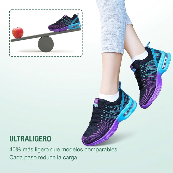 Zapatos Ortopédicos - Negro Púrpura
