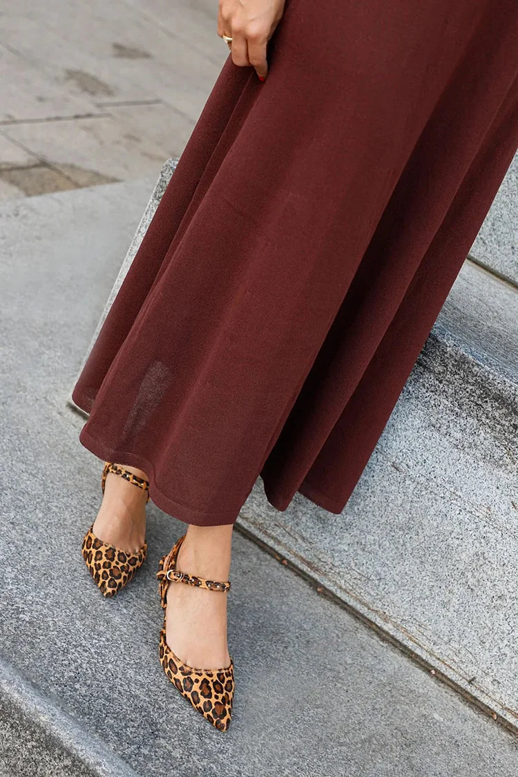 BALLET FLATS PUNTUDOS CON TIRA