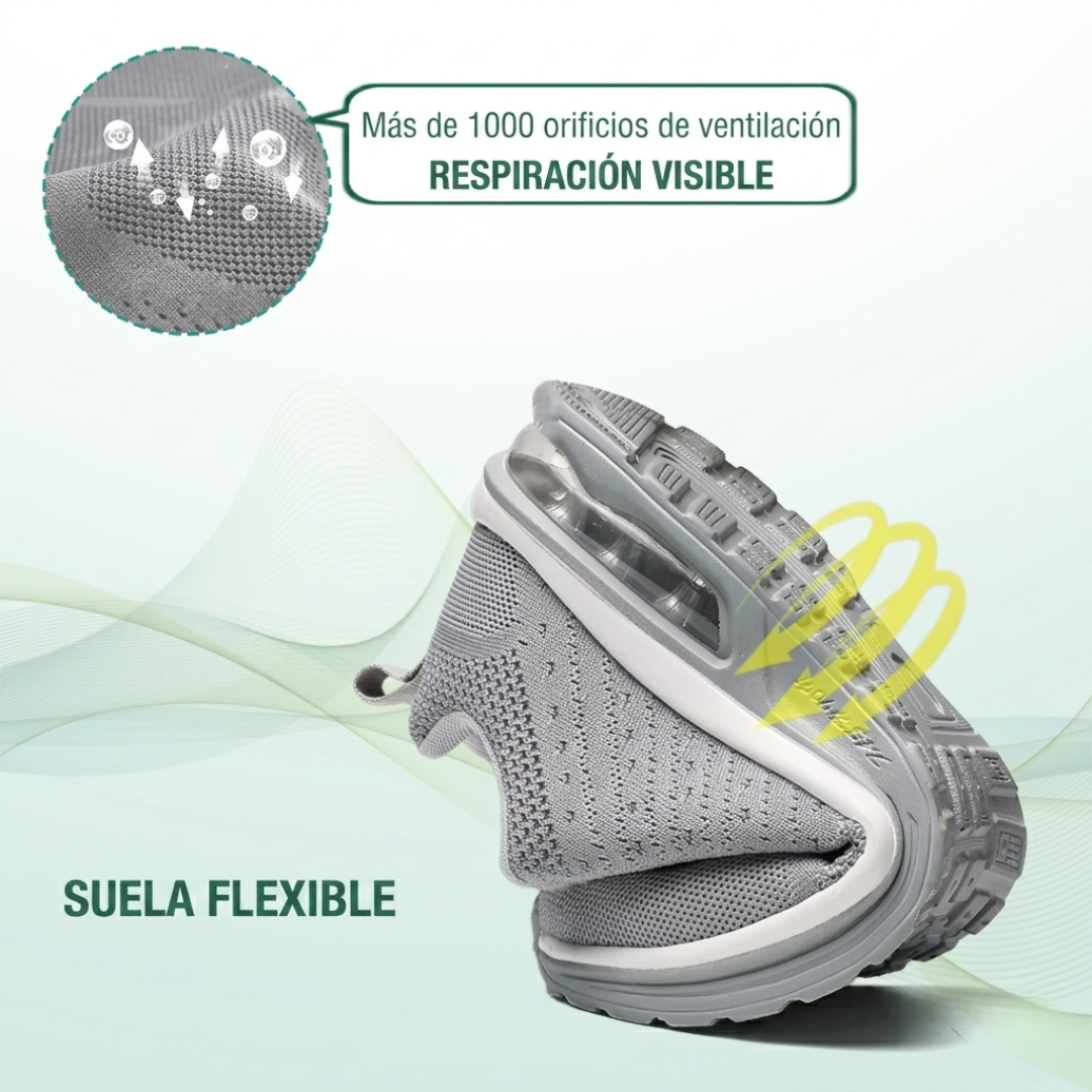 SanoWalk Zapatos Ortopédicos - Todo Gris