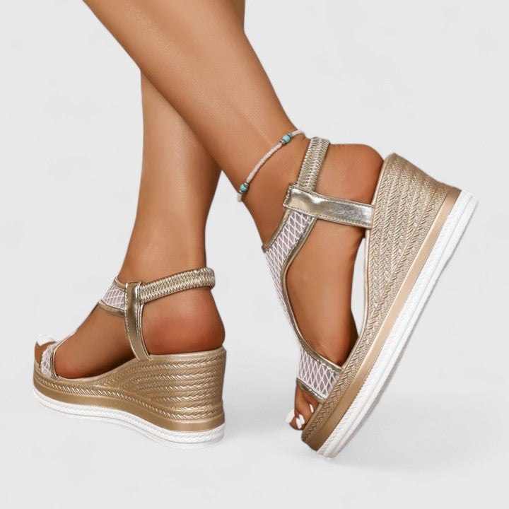 Jessica - Sandalias Wedge Ortopédicas