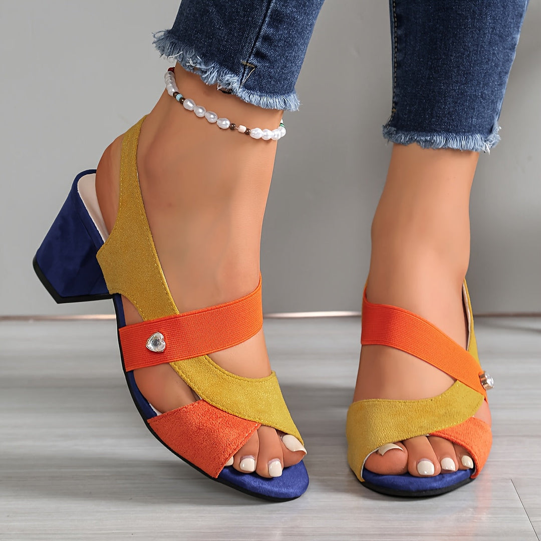 Linda - Tacones Bloque Ortopédicos de Confort