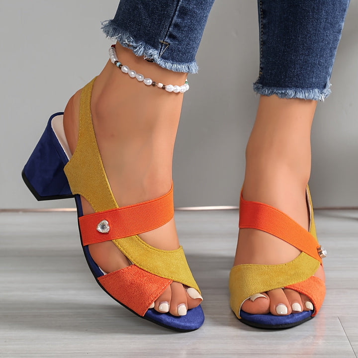 Linda - Tacones Bloque Ortopédicos de Confort
