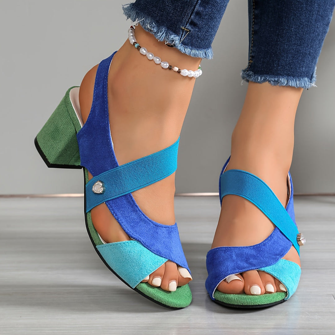 Linda - Tacones Bloque Ortopédicos de Confort