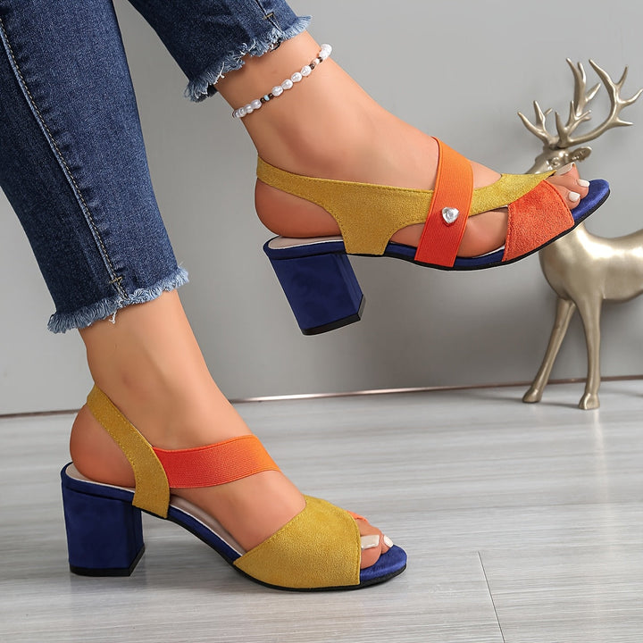 Linda - Tacones Bloque Ortopédicos de Confort