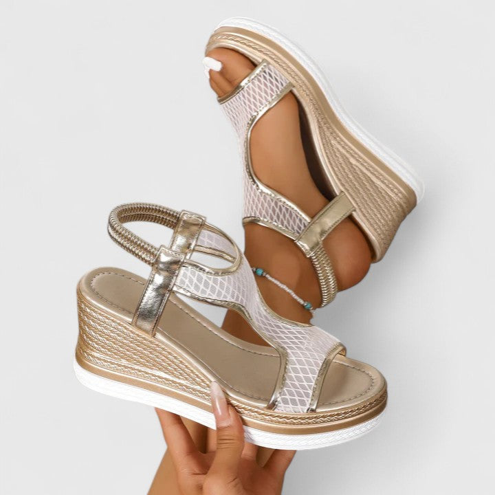 Jessica - Sandalias Wedge Ortopédicas