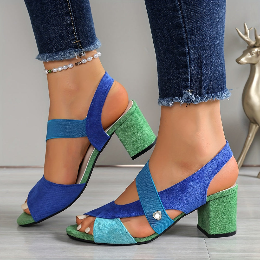 Linda - Tacones Bloque Ortopédicos de Confort