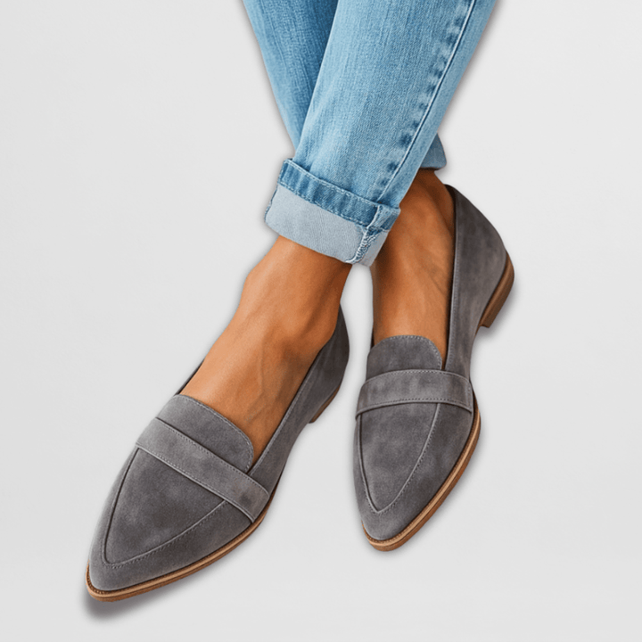 Helen - Mocasines de ante suave