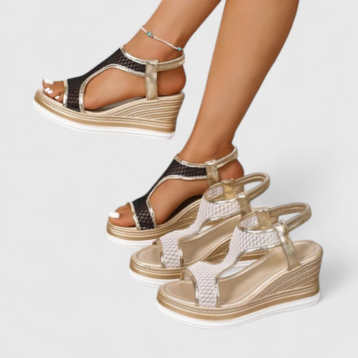 Jessica - Sandalias Wedge Ortopédicas