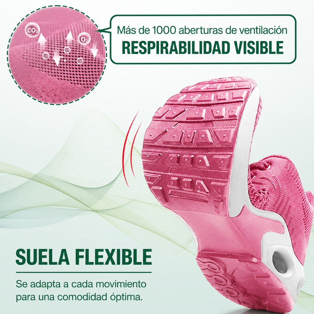 Zapatos ortopédicos Pie pacífico- Rosa
