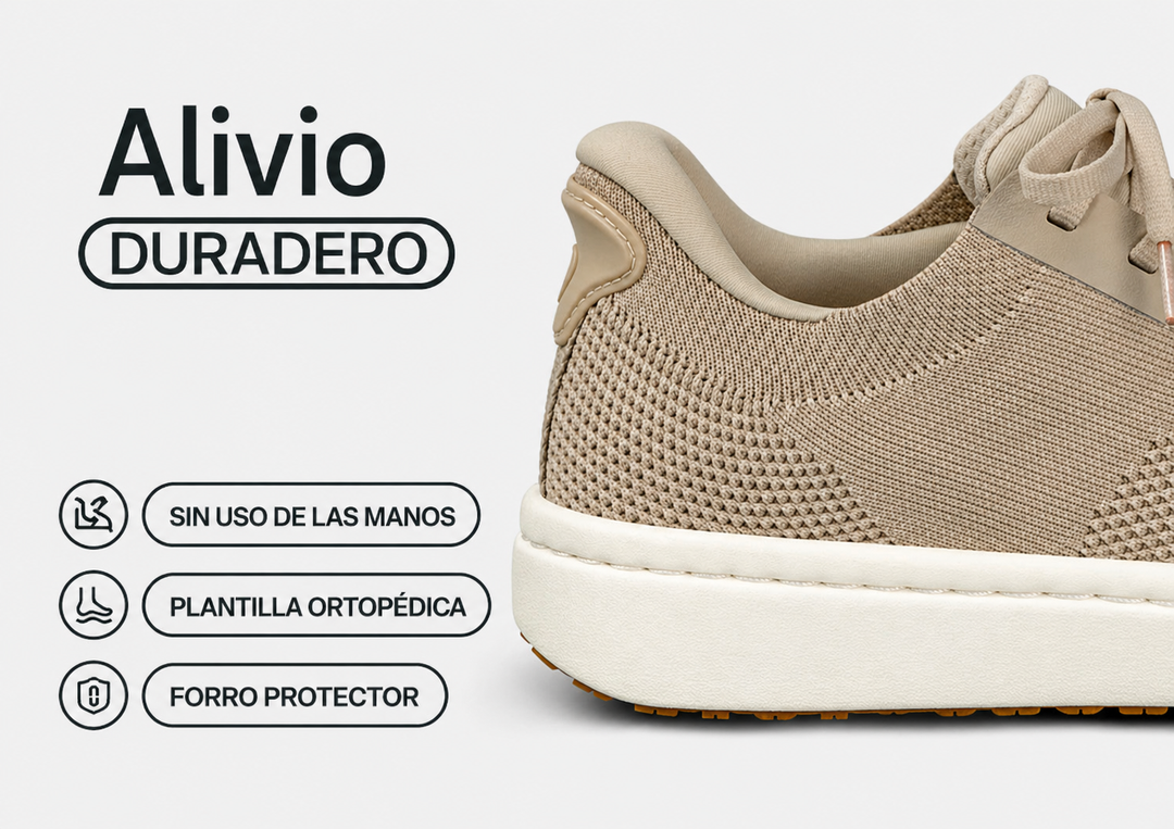 Lena - Beige Zapatillas de confort ligeras para el día a día