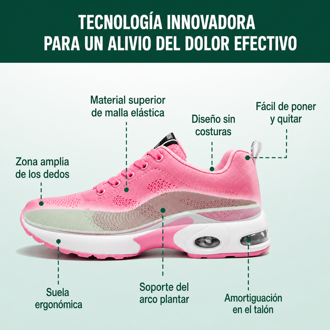 Zapatos ortopédicos Pie pacífico- Rosa