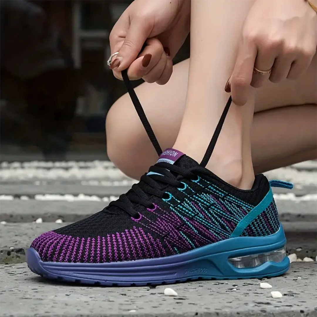 Zapatos Ortopédicos - Negro Púrpura