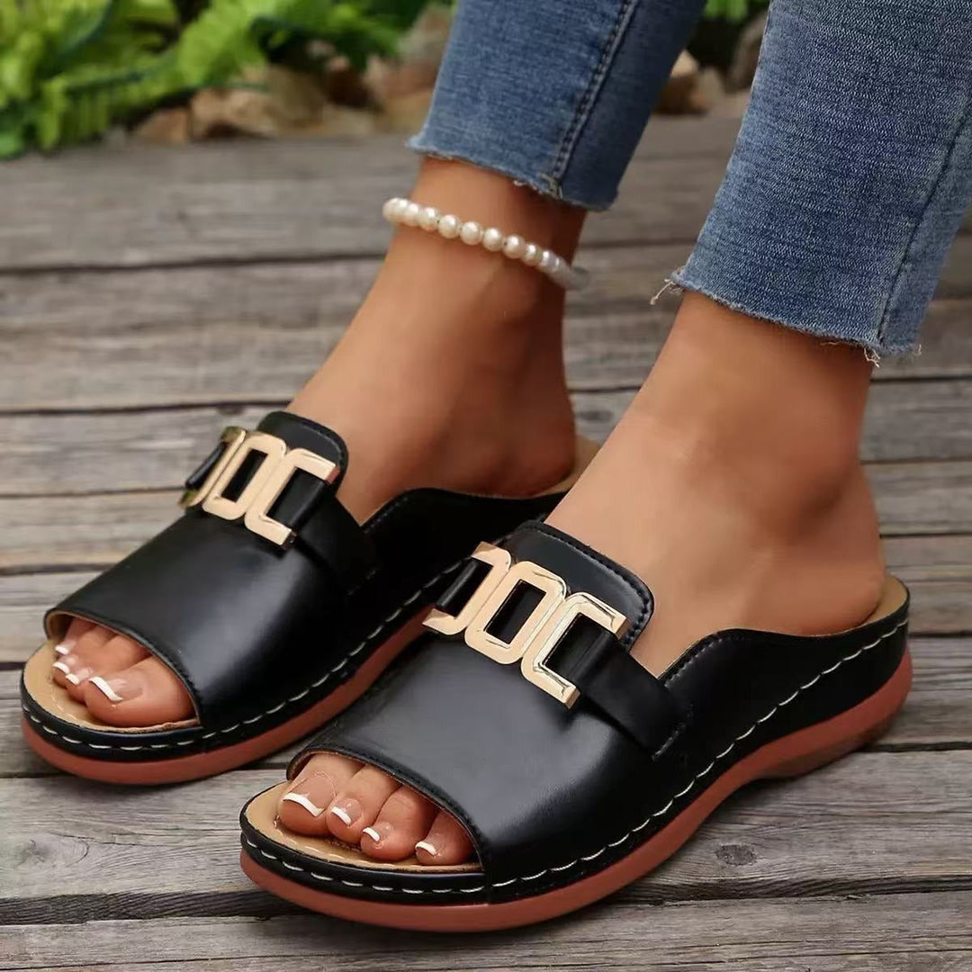 Malani™ | Sandalias Elegantes de Tacón Cuña para Mujeres