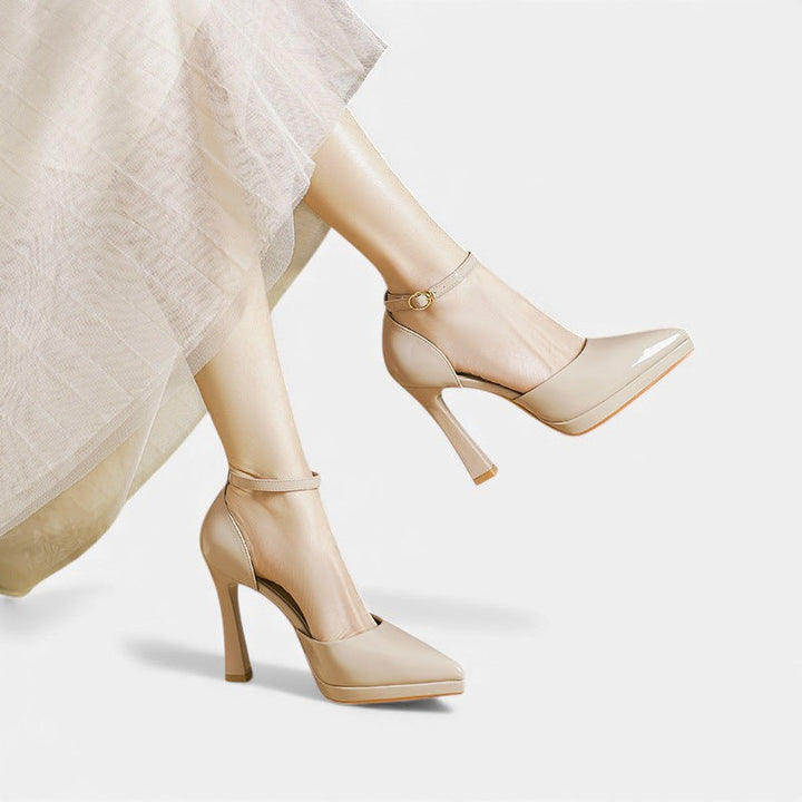 Tacones de Cuero Evette