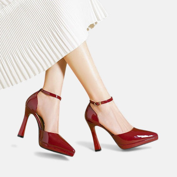 Tacones de Cuero Evette