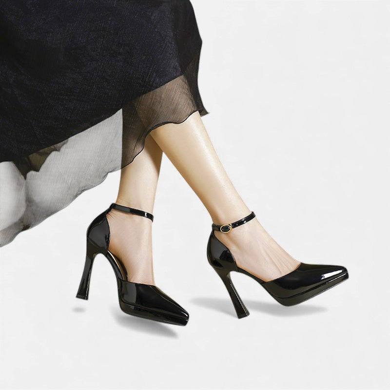 Tacones de Cuero Evette