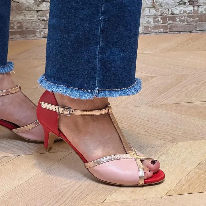 SANDALIA ELEGANTE CON TIRA EN T
