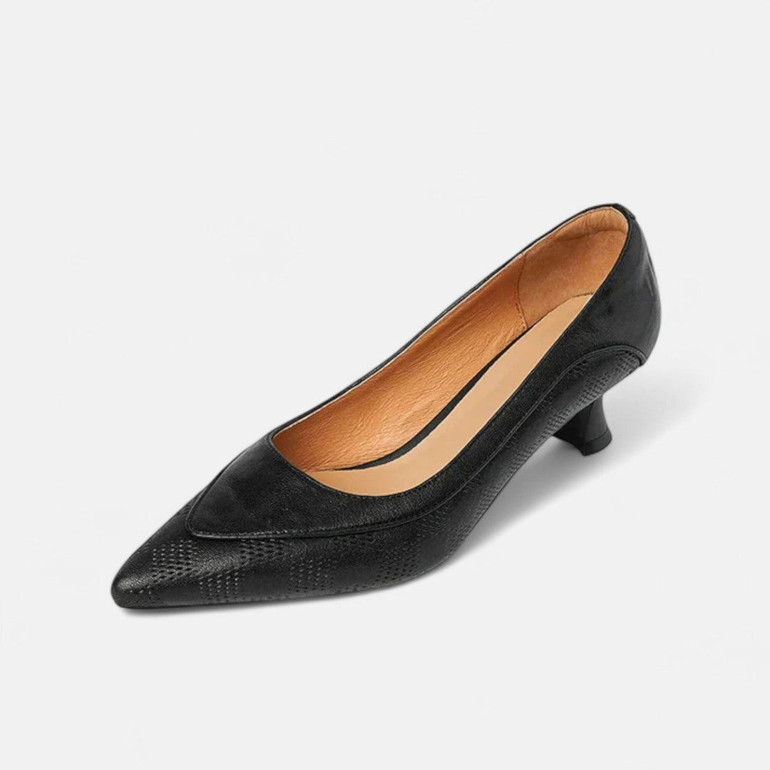 Tacones de Cuero Amara