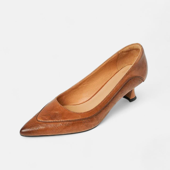 Tacones de Cuero Amara