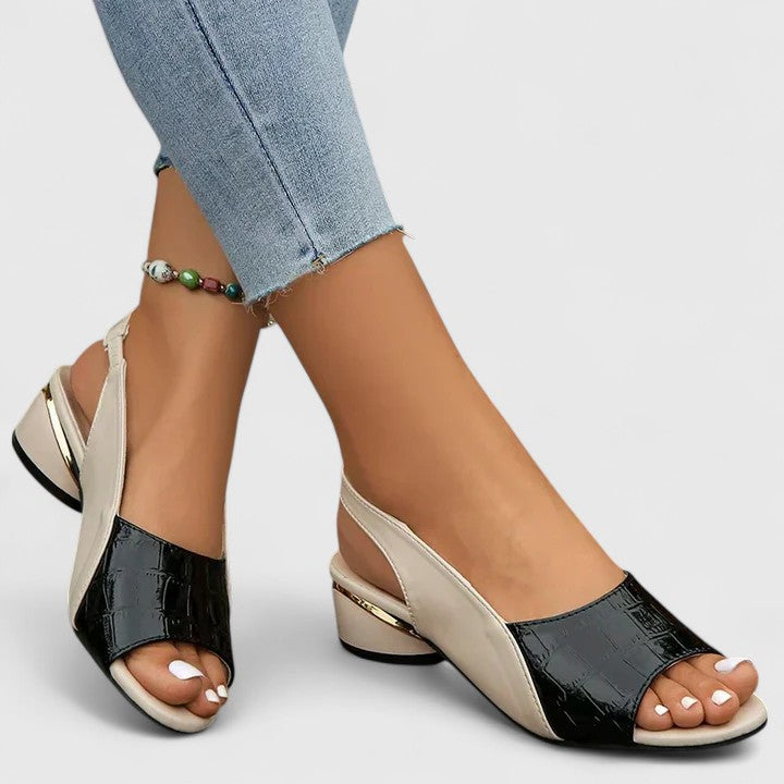 Delphine - Sandalias de Cuero Elegantes