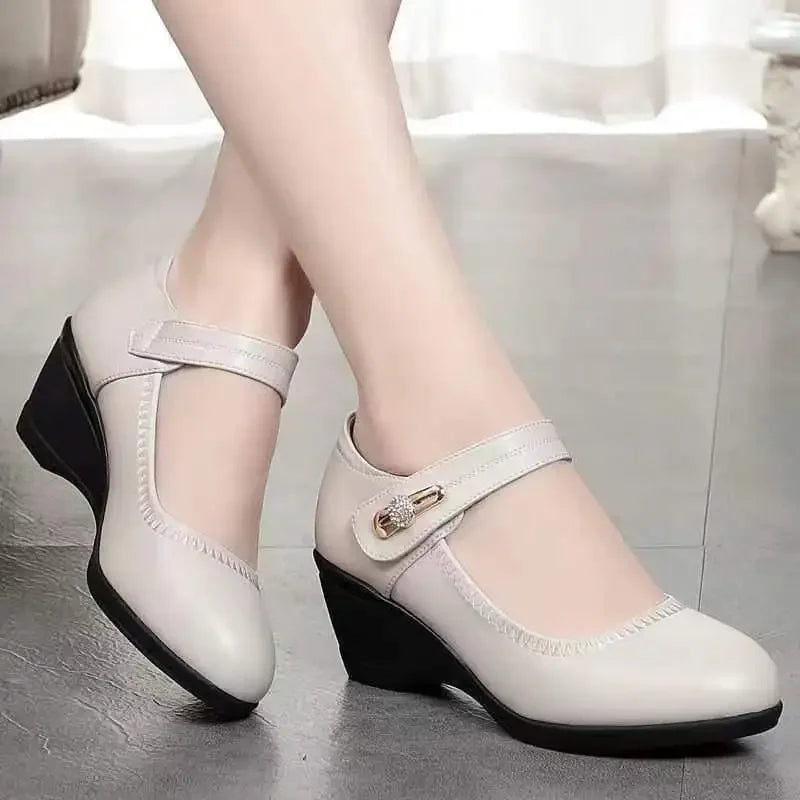 Zapatos de Soporte de Cuero Camila