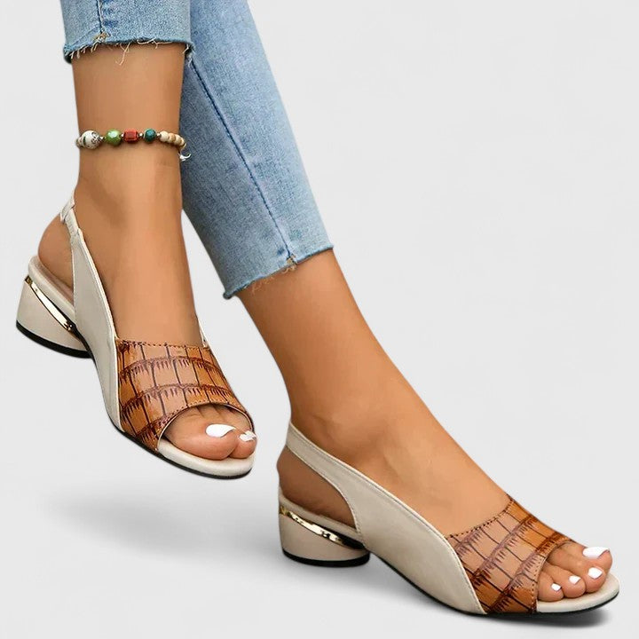 Delphine - Sandalias de Cuero Elegantes