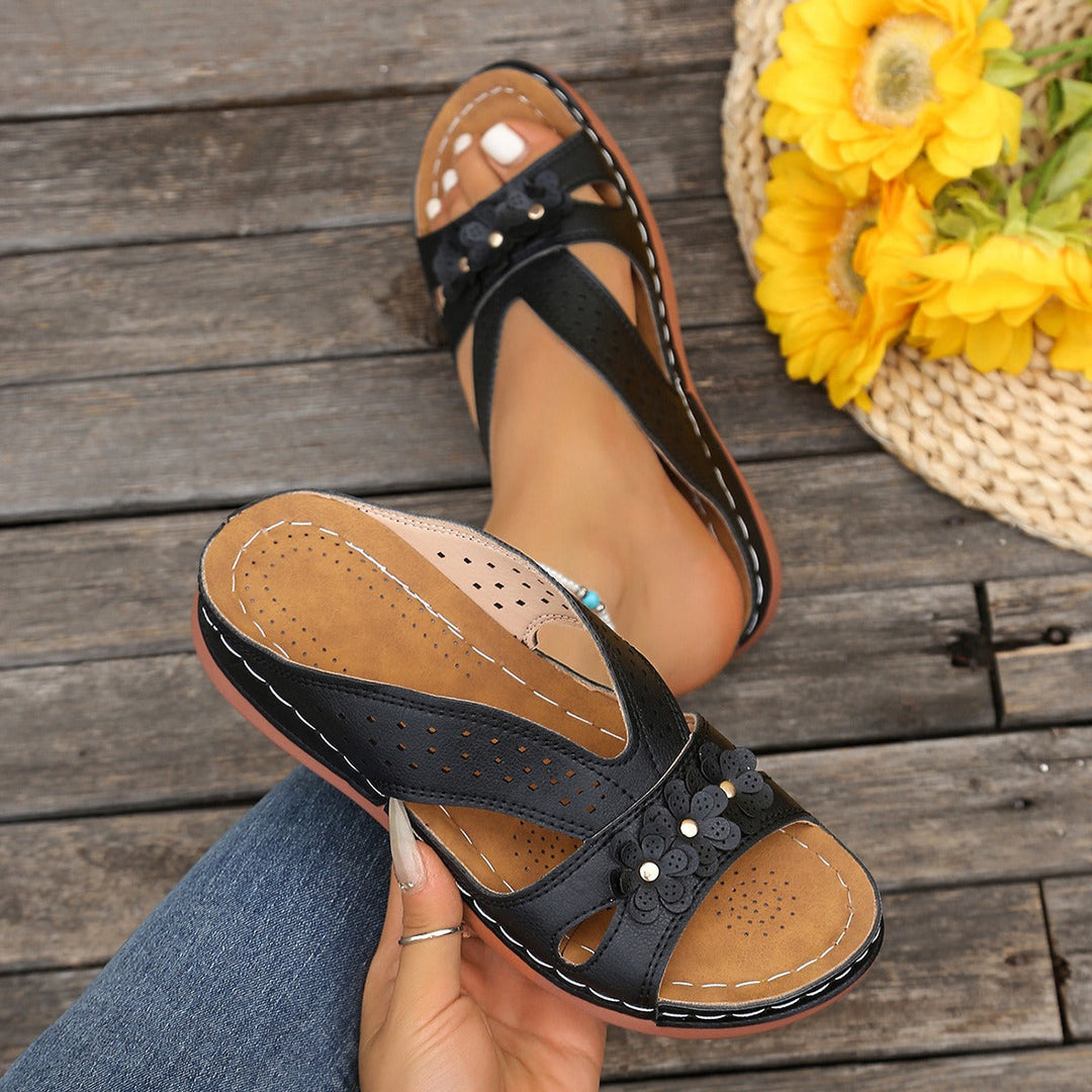 Soleil | Sandalias de cuña cómodas para mujeres