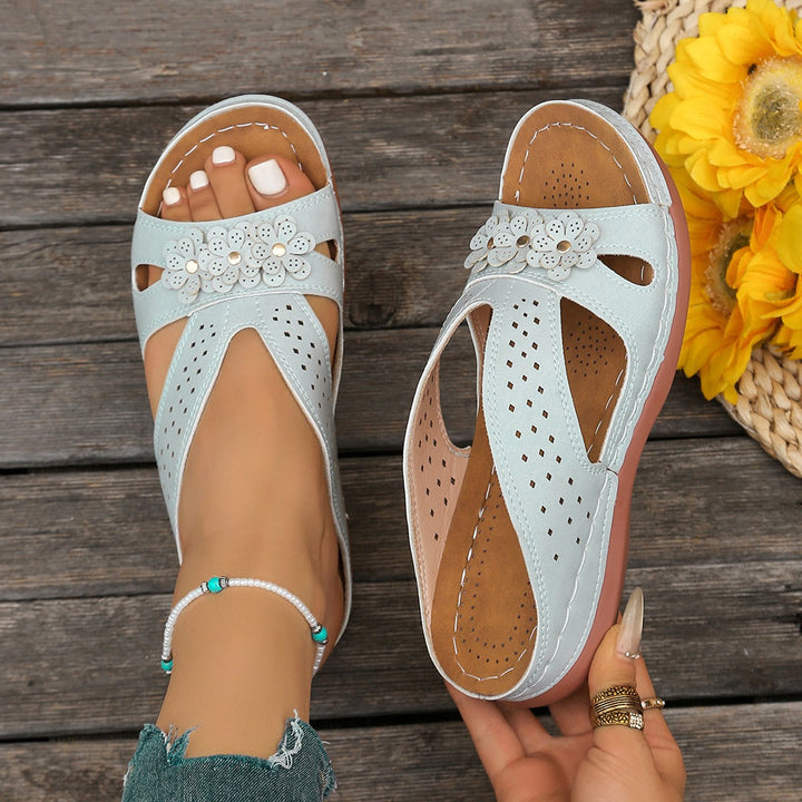 Soleil | Sandalias de cuña cómodas para mujeres