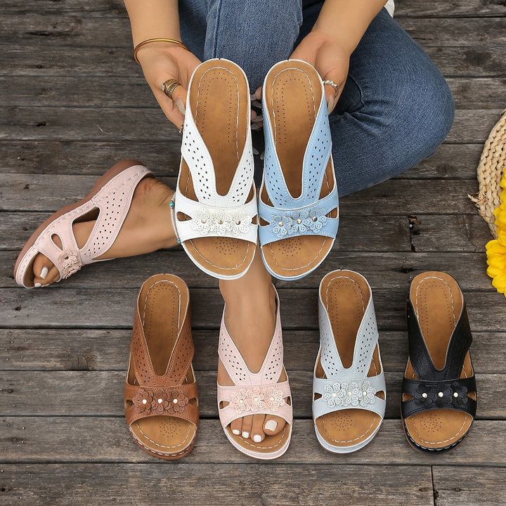 Soleil | Sandalias de cuña cómodas para mujeres
