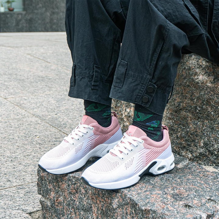 Zapatos Ortopédicos WalkMora - Blanco Rosa