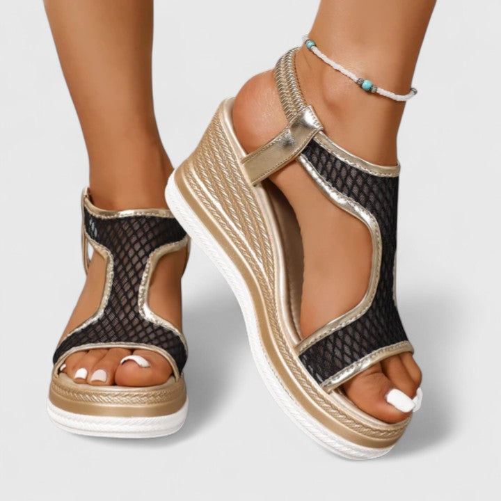 Jessica - Sandalias Wedge Ortopédicas