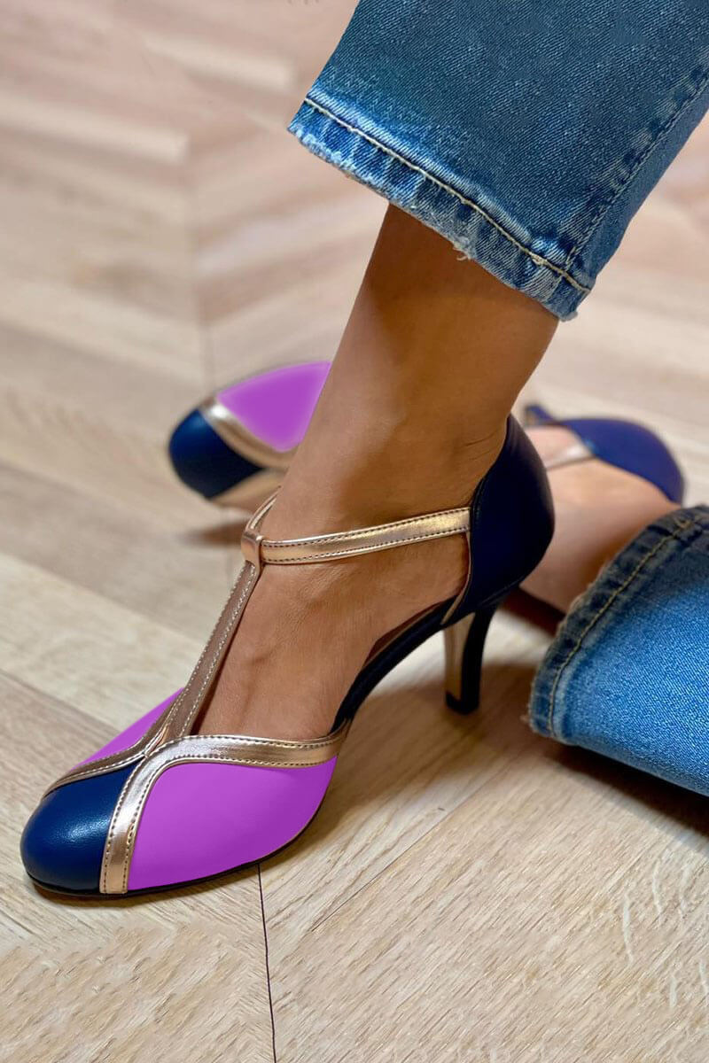 TACONES RETRO T-BAR