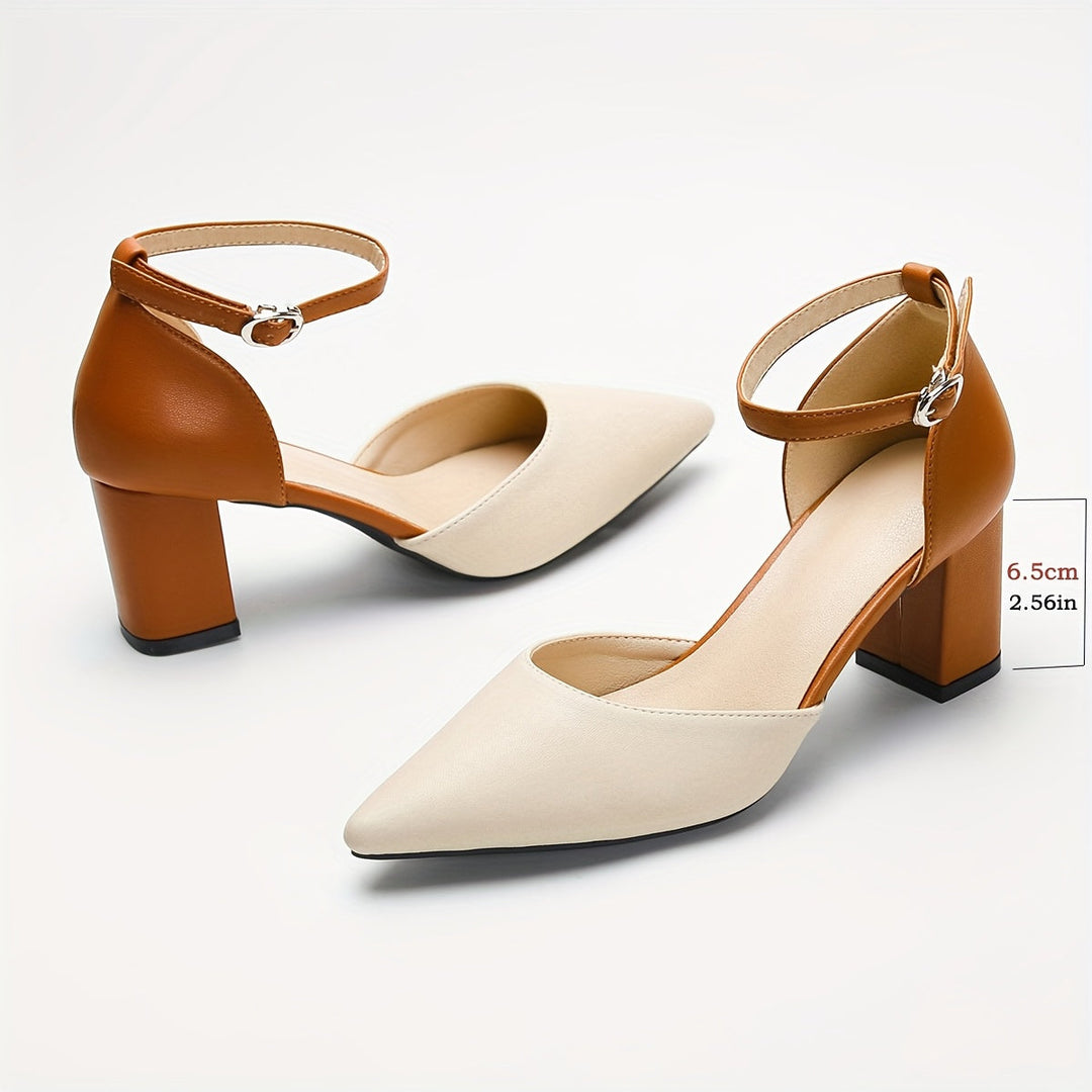 Marielle - Tacones de Tono Dual