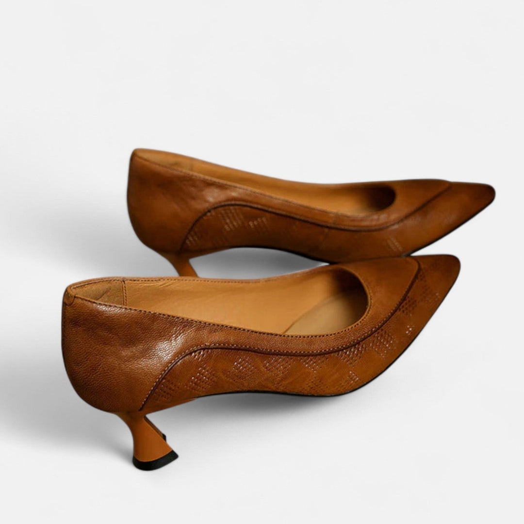 Tacones de Cuero Amara