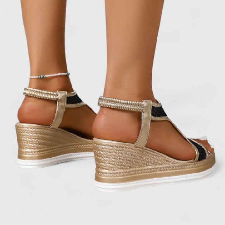 Jessica - Sandalias Wedge Ortopédicas