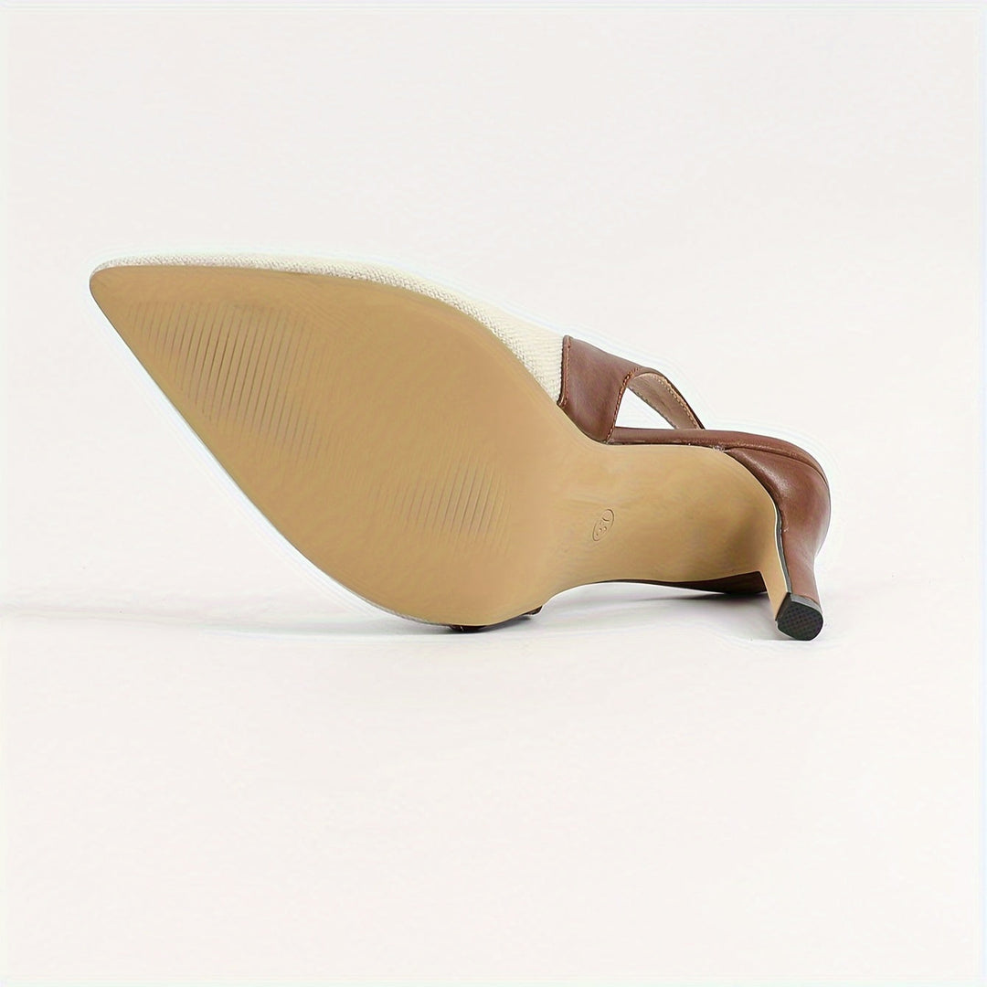 Amélie - Tacones Slingback de Contraste