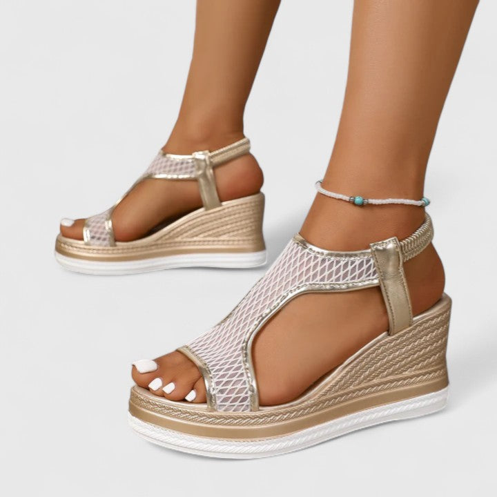 Jessica - Sandalias Wedge Ortopédicas