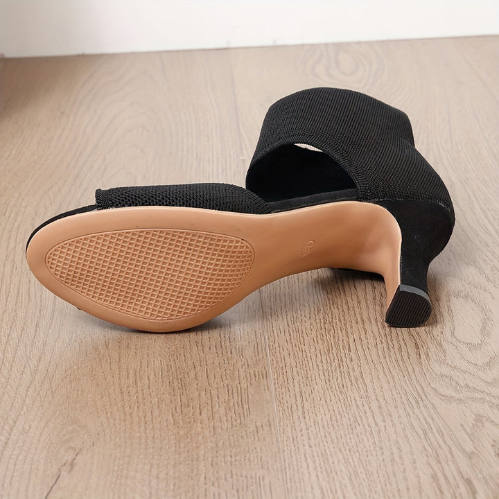 Camille - Tacones de Confort Elástico