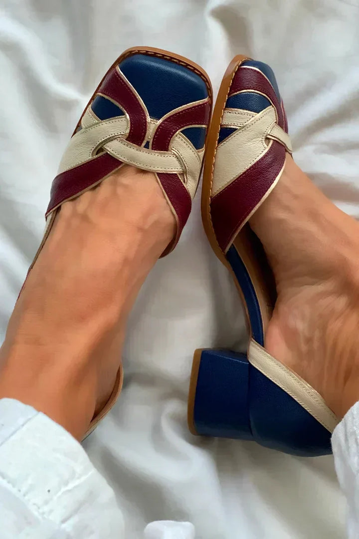 Vynelle - Zapatos Planos Slip-On Tricolores