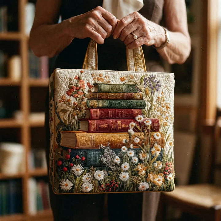 Bolso Artisanal Acolchado - Motivo Floral
