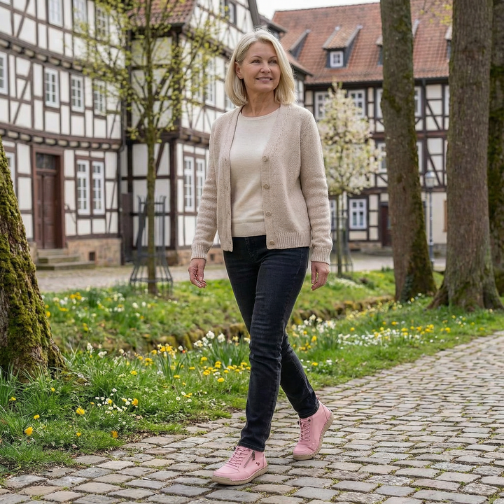 Mila – Zapatillas ortopédicas cómodas + Cremallera