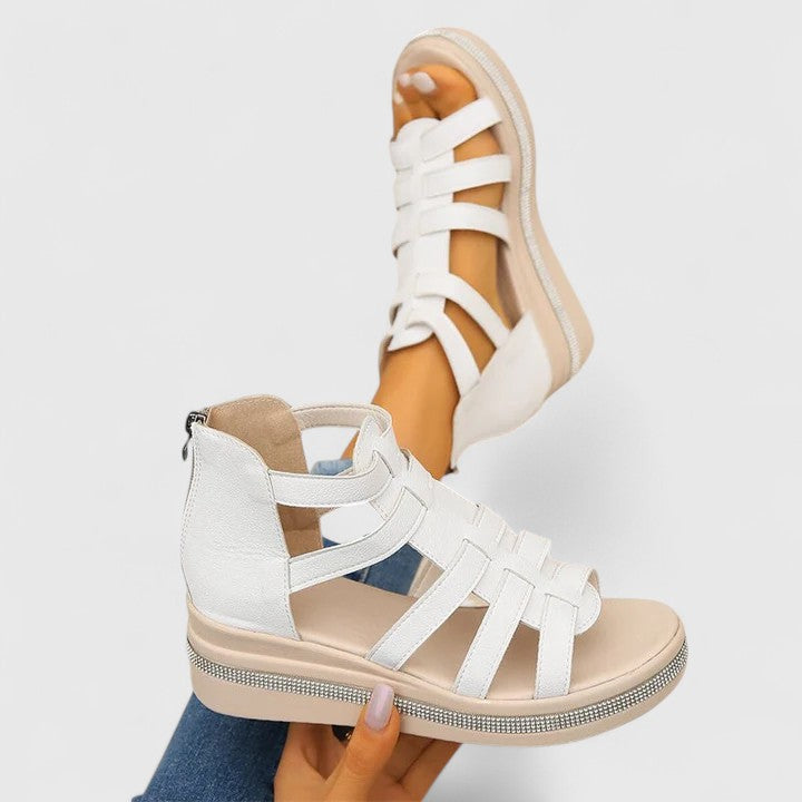 Kendall - Sandalias Ortopédicas con Strass